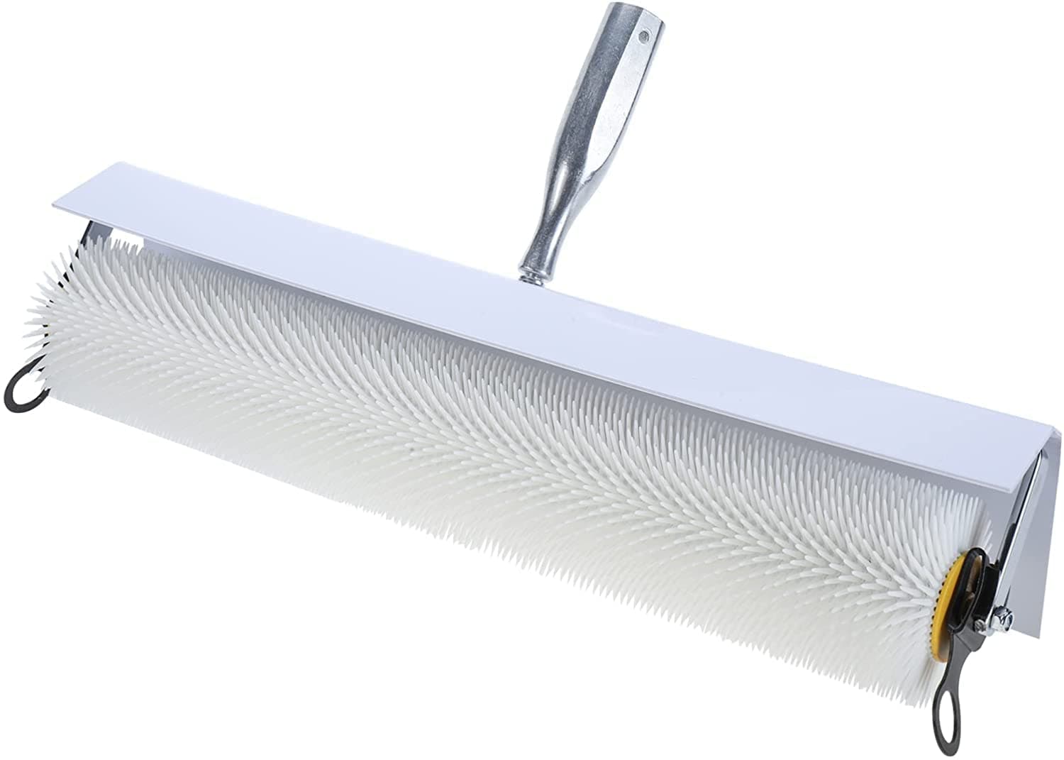 Spiked Screeding Compound Roller, 19"x 1" Inch Remove Bubble Smooth Level Screed Surface Flooring Latex Self Levelling Spiked Compound Screed Floor Roller