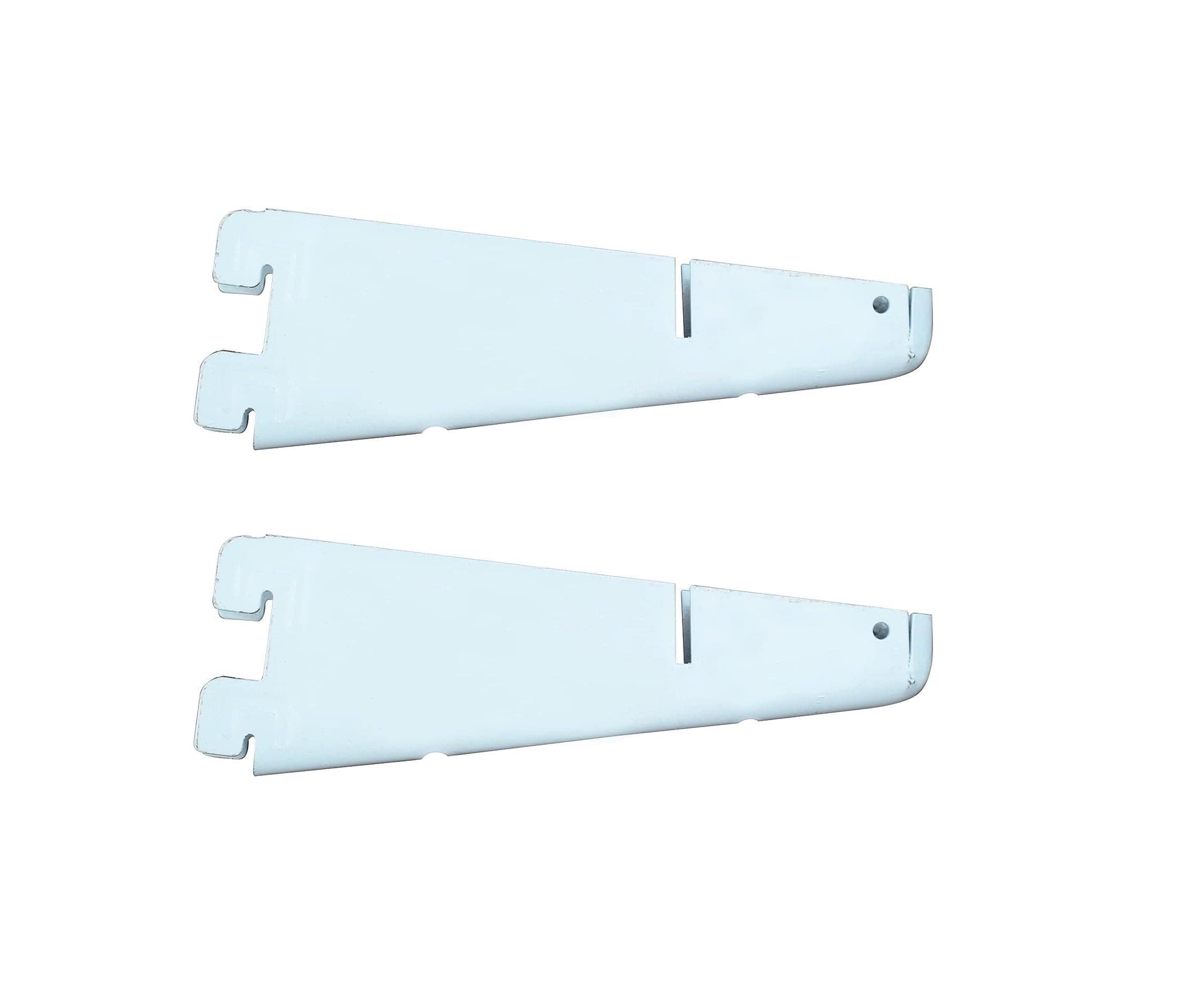 RAB Shelf Brackets MS (Iron) Fix Plate (Code:- Sky SELF BKT, Size:- 6", Color- Ivory, Pack of 1-Pair of 2 PCS)