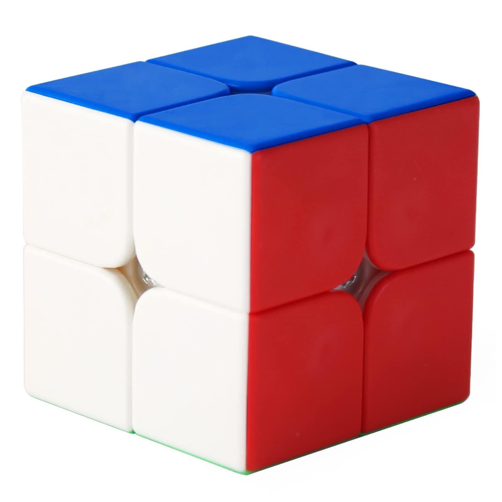 𝐌𝐨𝐲𝐮 RS2M Evolution 48 Magnets 2x2 Magnetic Speed Cube Adjusted Tension 2 by 2 Speed Cube with Concave Ball Structure Design Stickerless Mini Cube Puzzle Toy