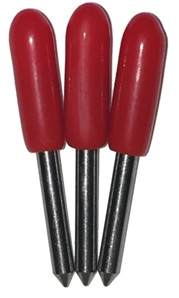 Explore Air 2 Maker 3 USA Made 3 Pack of 45 Degree Craft Replacement Cutting Blades Compatible with Cricut Expression and Most Cutting Machines, 3 Blades