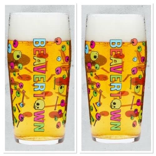 Beavertown 2 x Pint Glasses, 9 oz