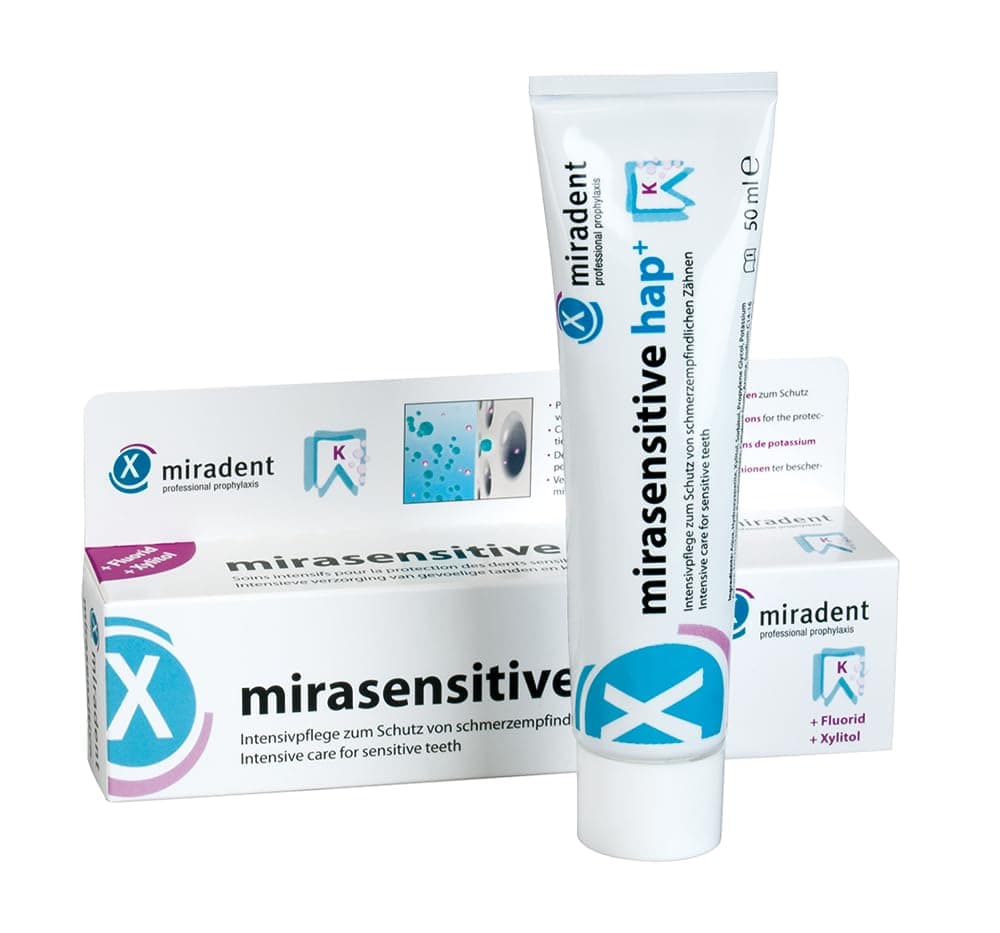 miradent hap+ Toothpaste for Hypersensitive teeth 50 ml