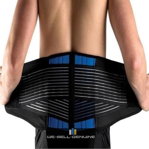 Precision Orthomedics Adjustable Neoprene Double Pull Lumbar Support Lower Back Belt Brace Pain Relief (8 Sizes: 27 - 60 inches) (Small (22-27 inches))