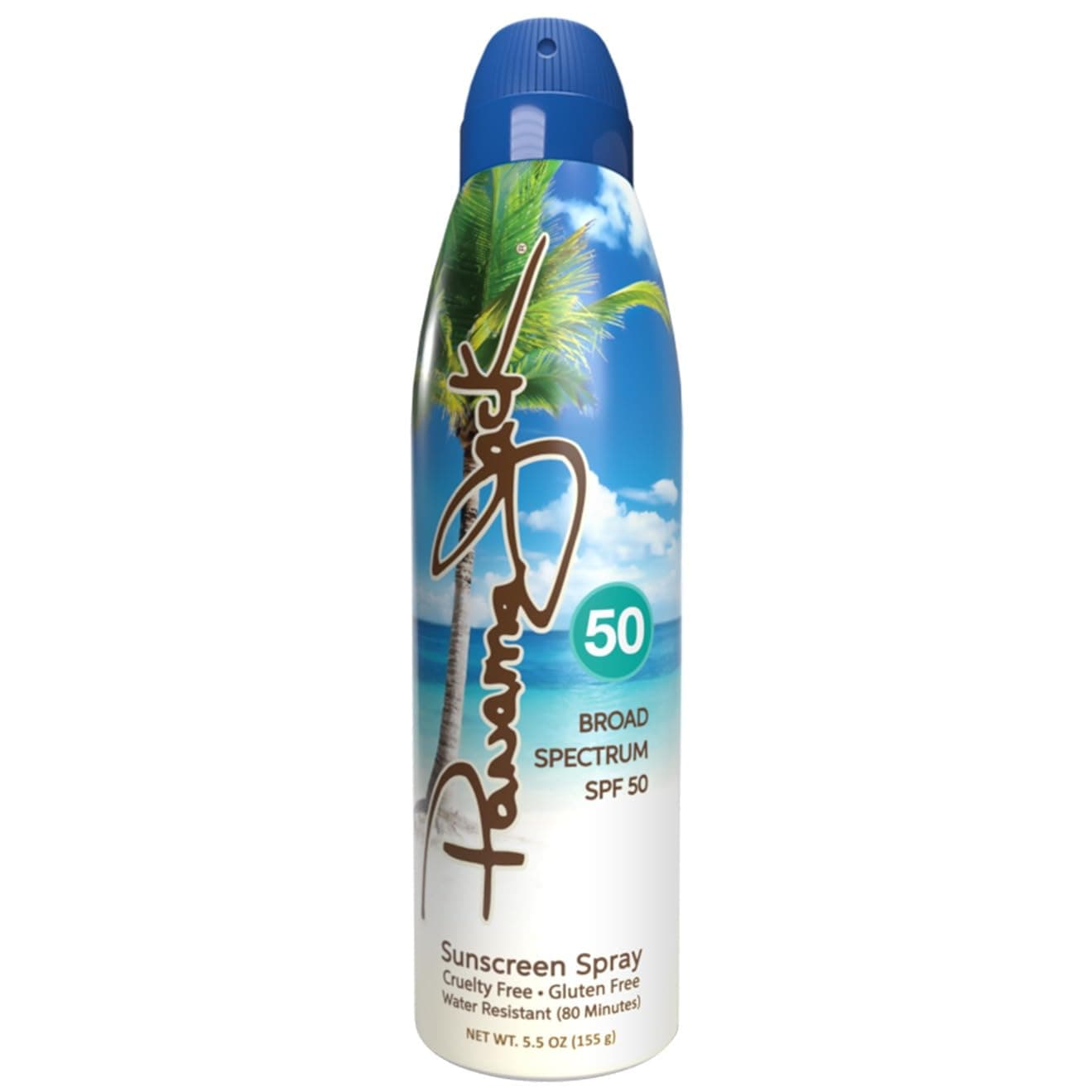 Continuous Spray Sunscreen - SPF 50, Broad Spectrum UVA/UVB Protection, PABA, Paraben, Gluten & Cruelty Free, Water Resistant (80 Minutes), 5.5 OZ (Pack of 1)