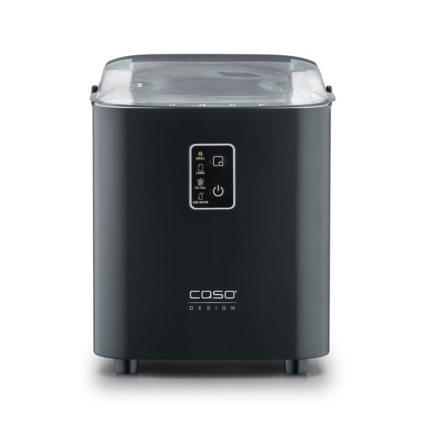 – CASO Design IceChef, Compact Ice Cube Maker, Counter-Top Ice Machine For Home and Kitchen, 1L Water Tank, Ice in Just 6 Minutes, 12kg of Ice in 24 Hours, 2 Sizes, Self-Cleaning Ice Cube Maker Machine