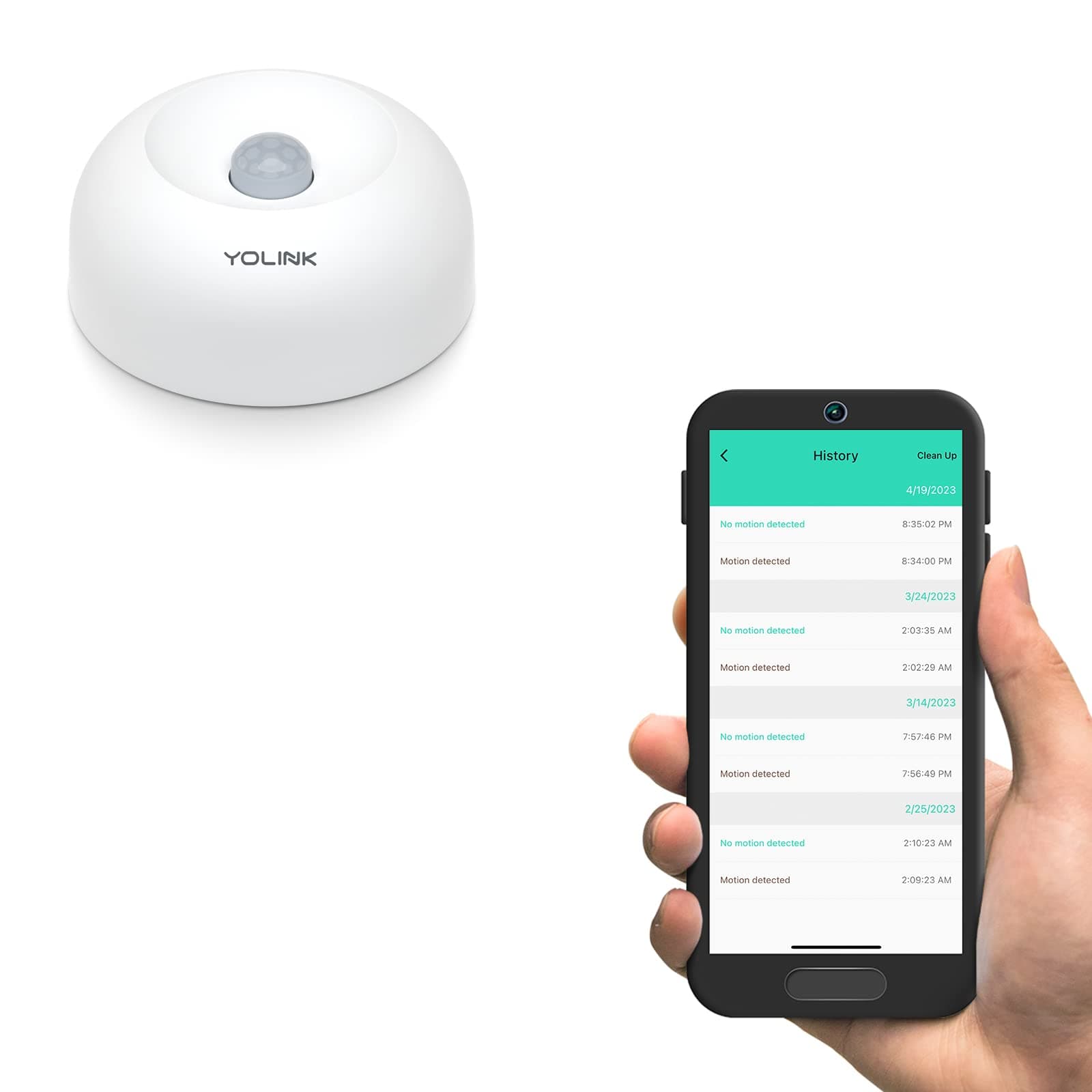 LoRa 1/4 Mile Wireless Range Smart Motion Detector, Indoor Motion Sensor, Motion Detector, Alexa, IFTTT, YoLink Hub Required
