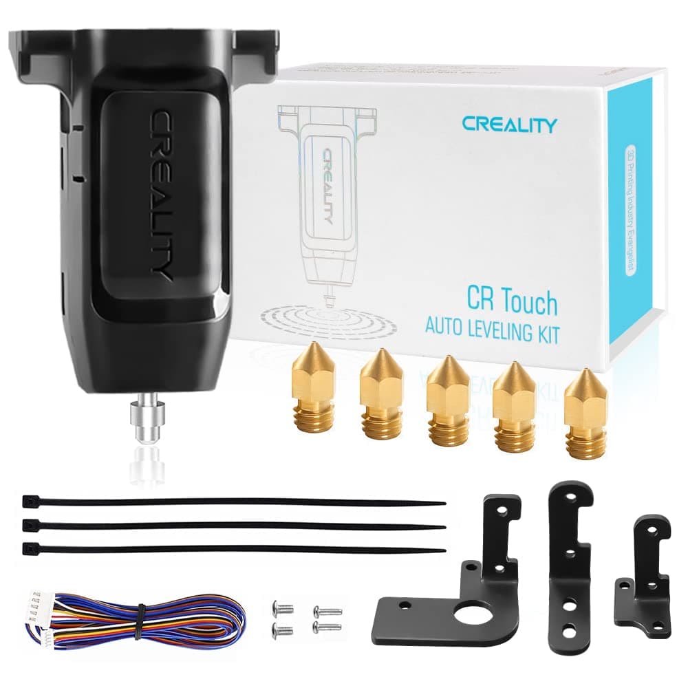 Creality CR Touch Auto Leveling Kit, 3D Printer Bed Auto Leveling Sensor Kit for Ender 3/ Ender 3 Pro/Ender 3 V2/ Ender 3 Max/Ender 5/Ender 5 Pro and CR 10 with 32 Bit V4.2.2/V4.2.7 Mainboard