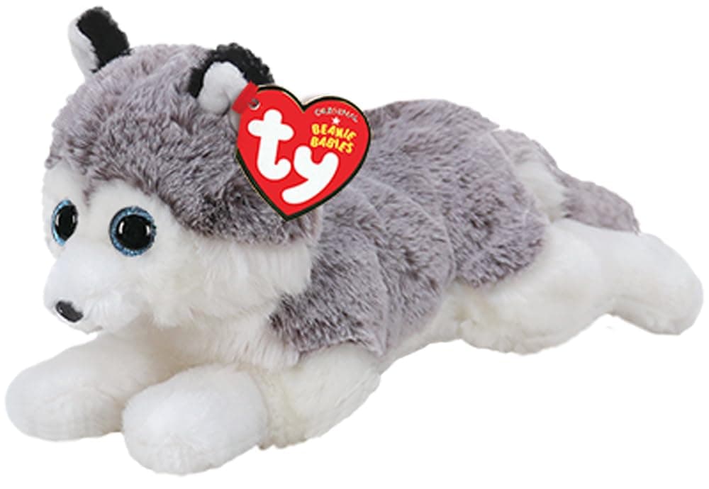 UK Ltd 2009646 Beanie Babies Baltic Dog Plush Toy, Multicoloured, 6 inches