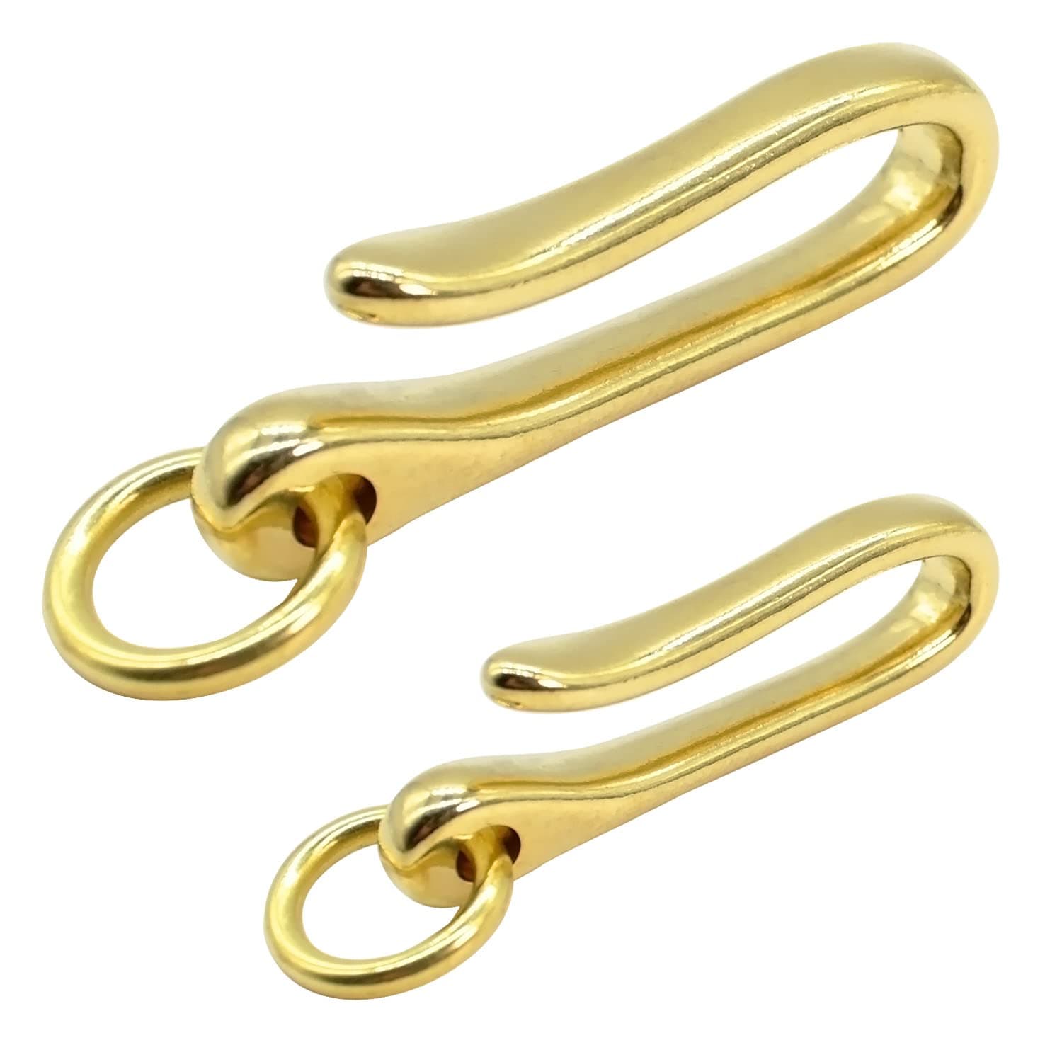 Brass Belt Clip Hook 2pcs