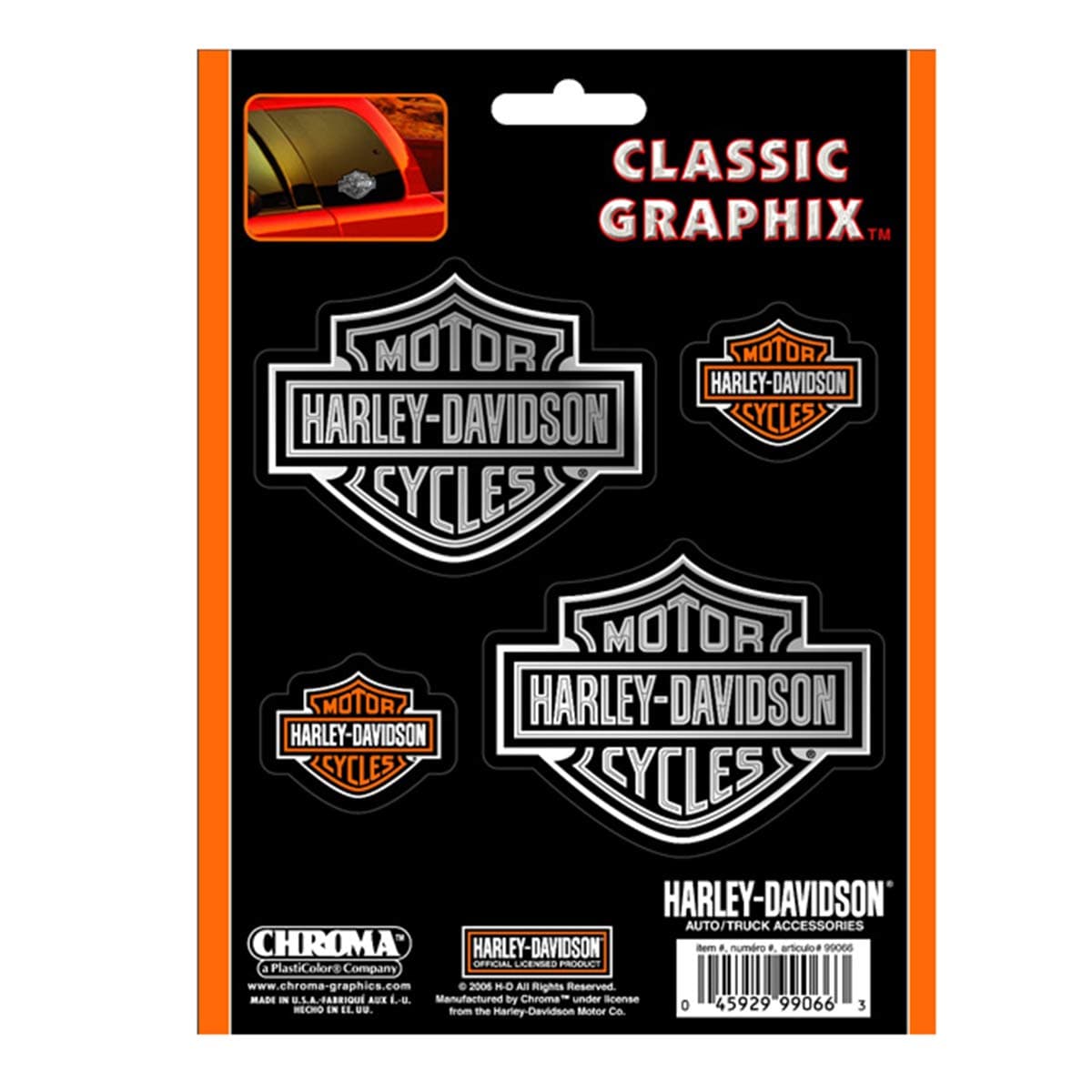 Classic Graphix Chrome B&S Decals