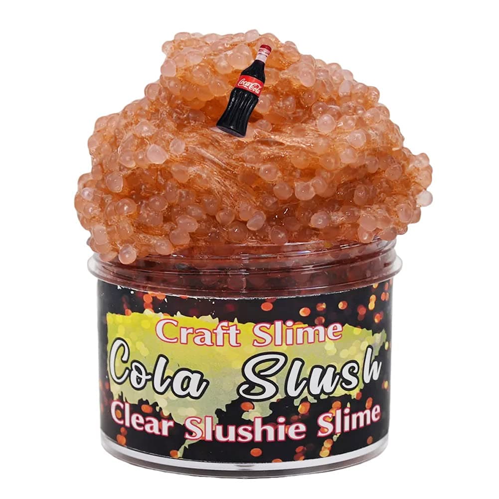 FLINPEX Butter Slime Kit Cloud Slime DIY Unmixed Snow Rice Slime kit for Girls, Education Party Favor Gift and Birthday, Slime kit for Boys, Slime Kits, Fluffy, Soft, 70ml 2.5Oz (Brown)