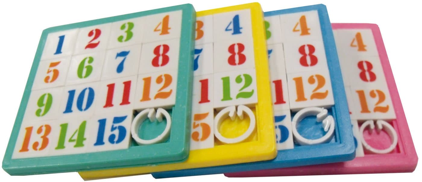 Sliding Puzzle Numbers - SINGLE