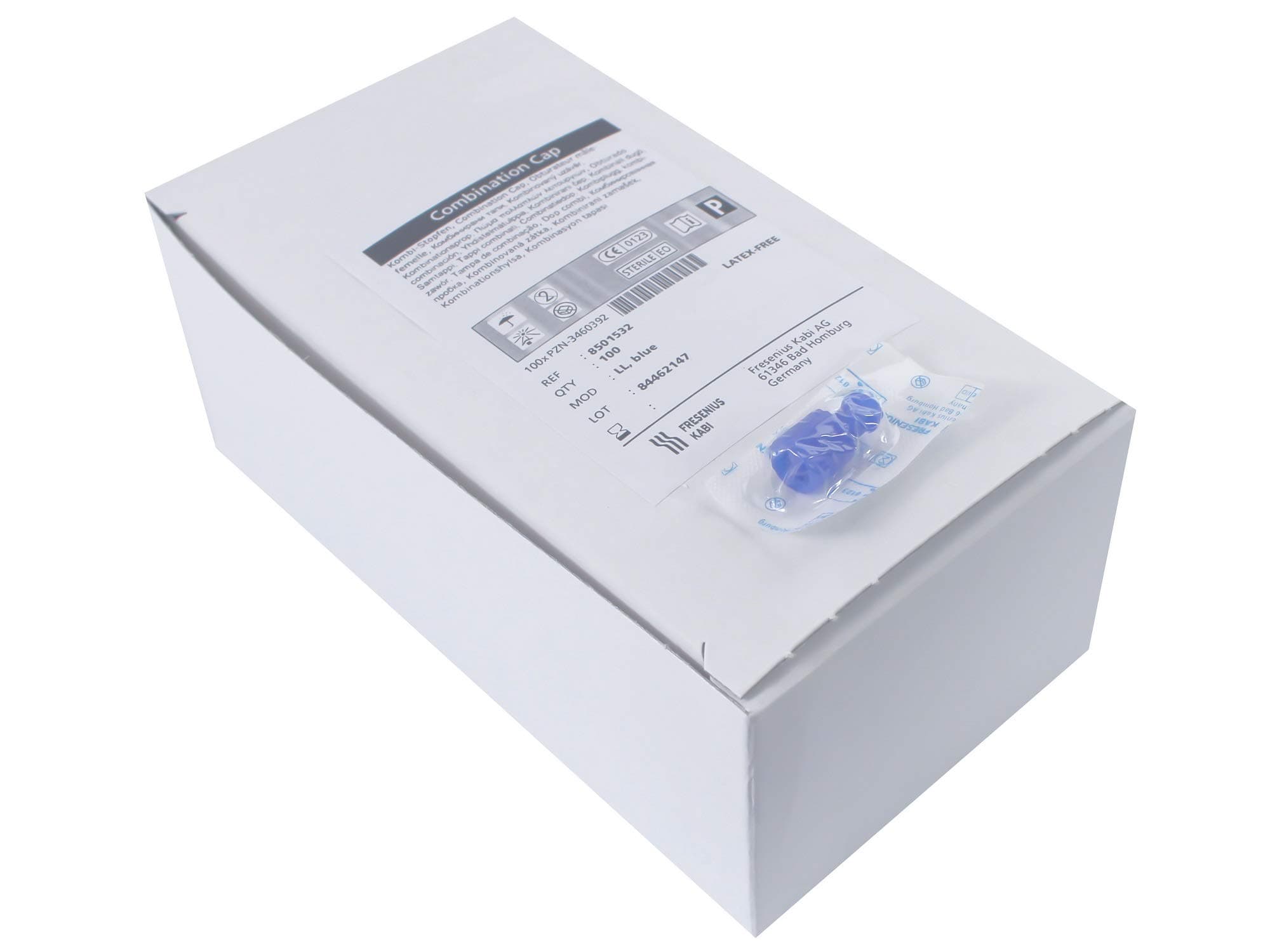 100 Combination Plug plug single sterile packaging - Blue