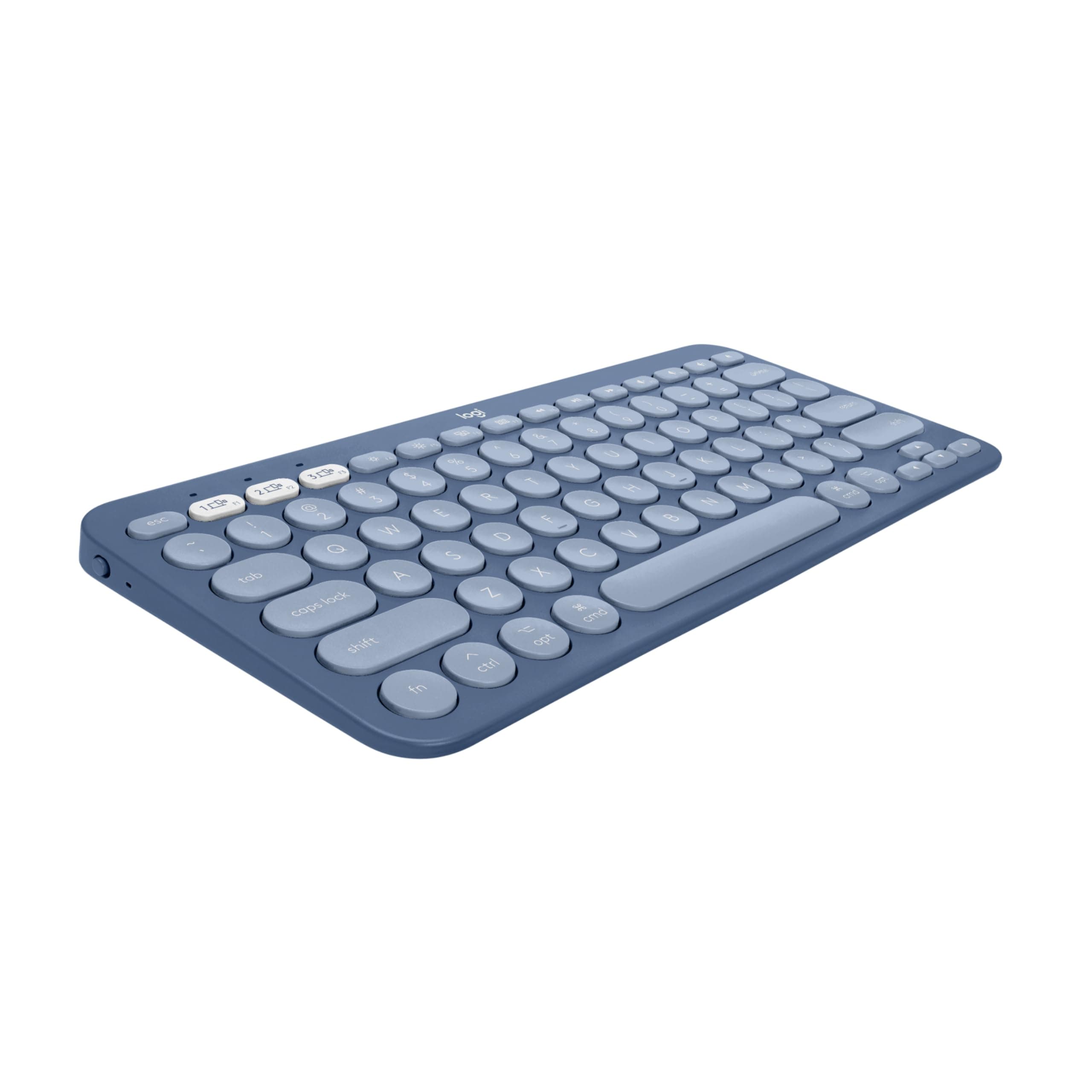 Logitech K380 Multi-Device Bluetooth Keyboard for Mac with Compact Slim Profile, Easy-Switch, 2 Year Battery, MacBook Pro/ Air/iMac/iPad Compatible - Blueberry