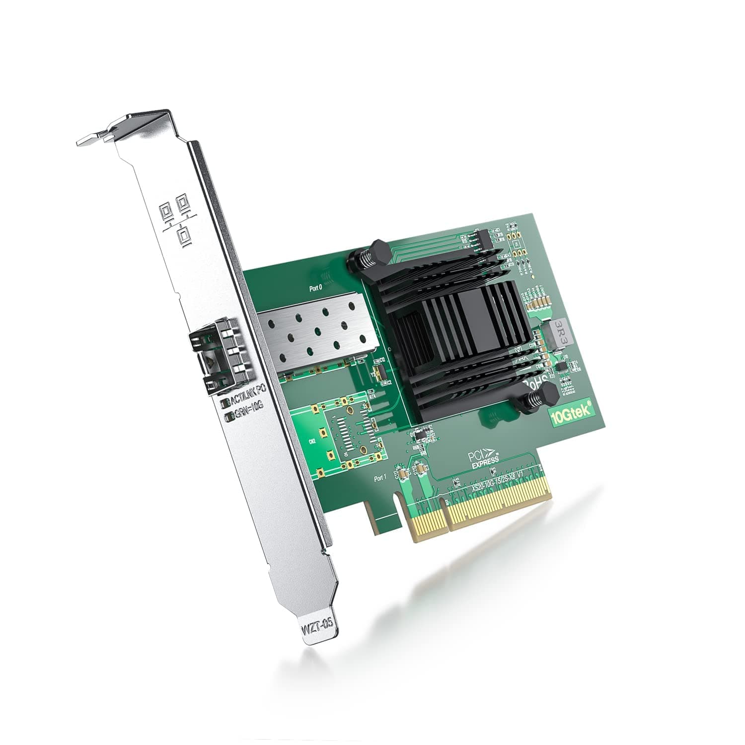 - 10Gb Network Card Intel X520-DA1 Ethernet Card PCI-E NIC(E10G42BTDA), with Intel 82599EN Controller, Single SFP+ Port, 10G PCI Express LAN Adapter Support Windows Server/Windows/Linux/Vmware