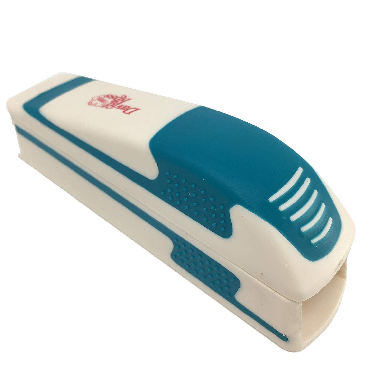 DAVID ROSS STAPLE STYLE RUBBER TUBE FILLING MACHINE VINTAGE (Blue)