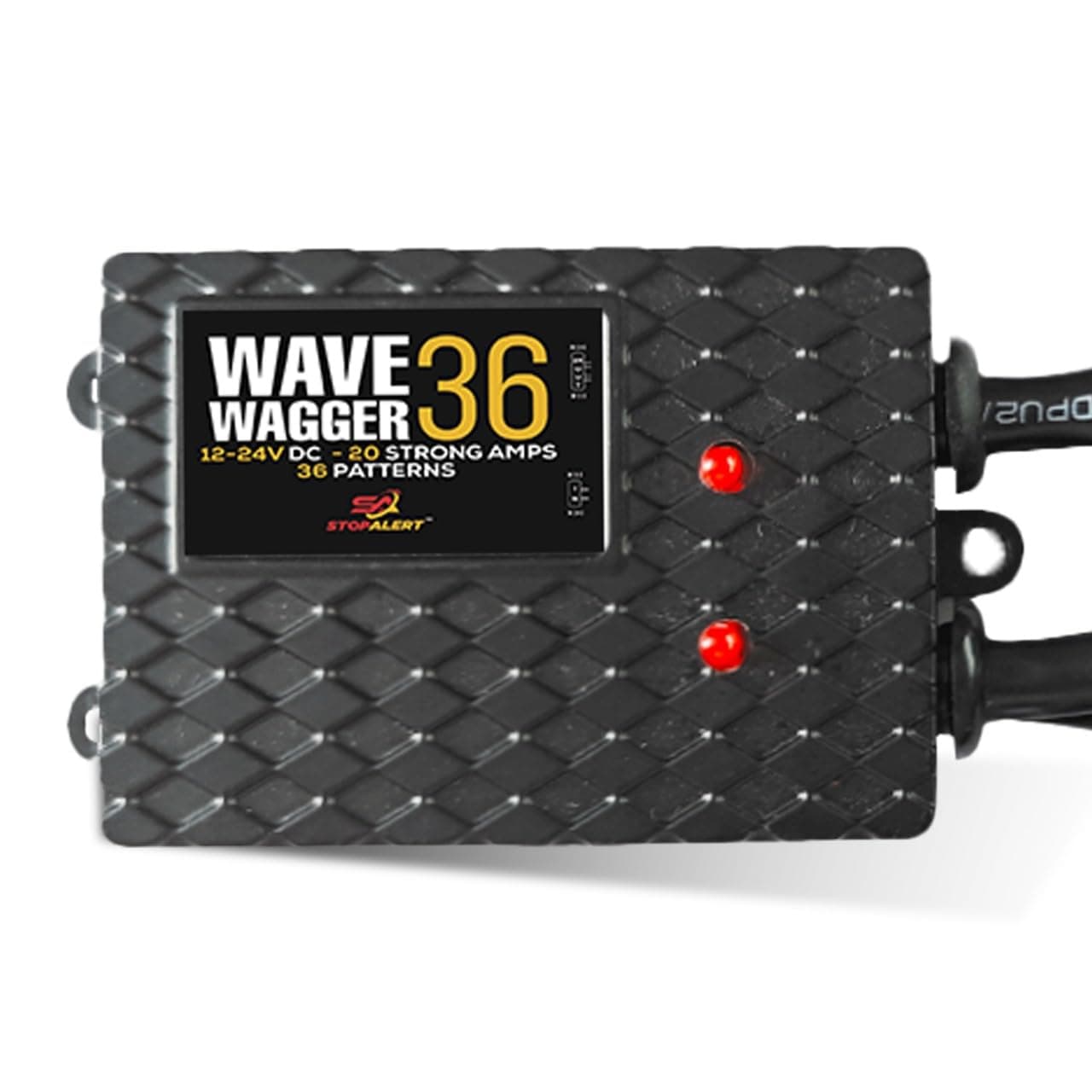 New Wig Wag 36 Pattern Wave Wagger - Headlights Module 10 AMPS Electronic Alternating Heavy Duty Flasher Kit Relay for Emergency Trucks Police Cars & Ambulance - LED and Other Lights 12V