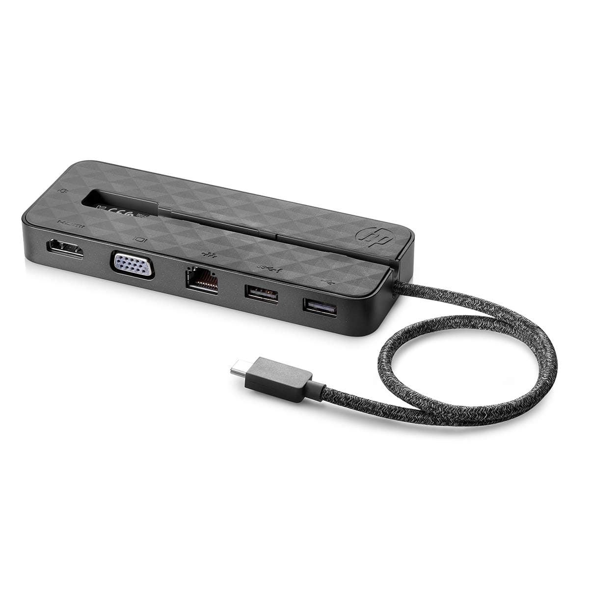 USB Type C Multi-Port Mini Docking Station (1PM64AA), Gray