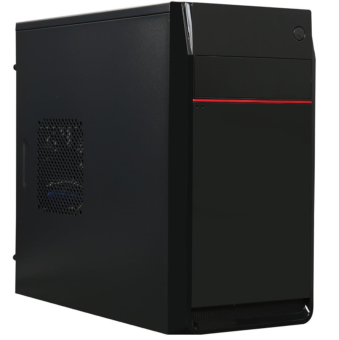 ROSEWILL Micro ATX Mini Tower Computer Case, Office Computer Case with 1x 80mm Rear Fan, Top I/O Access with USB 3.0 x 1, USB 2.0 x 2, Audio In/Out and Support CPU Cooler up to 140mm (SCM-01)