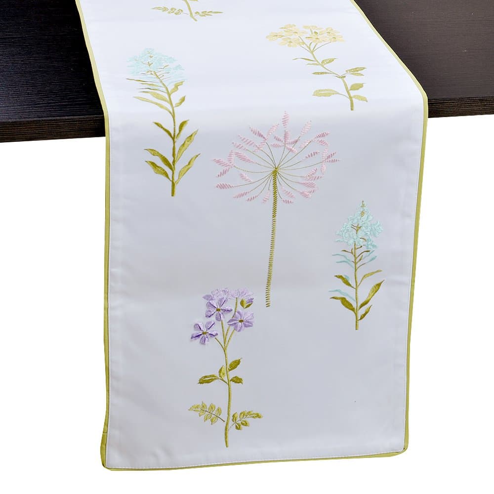 Inspired Treasure 72in Table Runner Embroidery Easter Holidays Spring