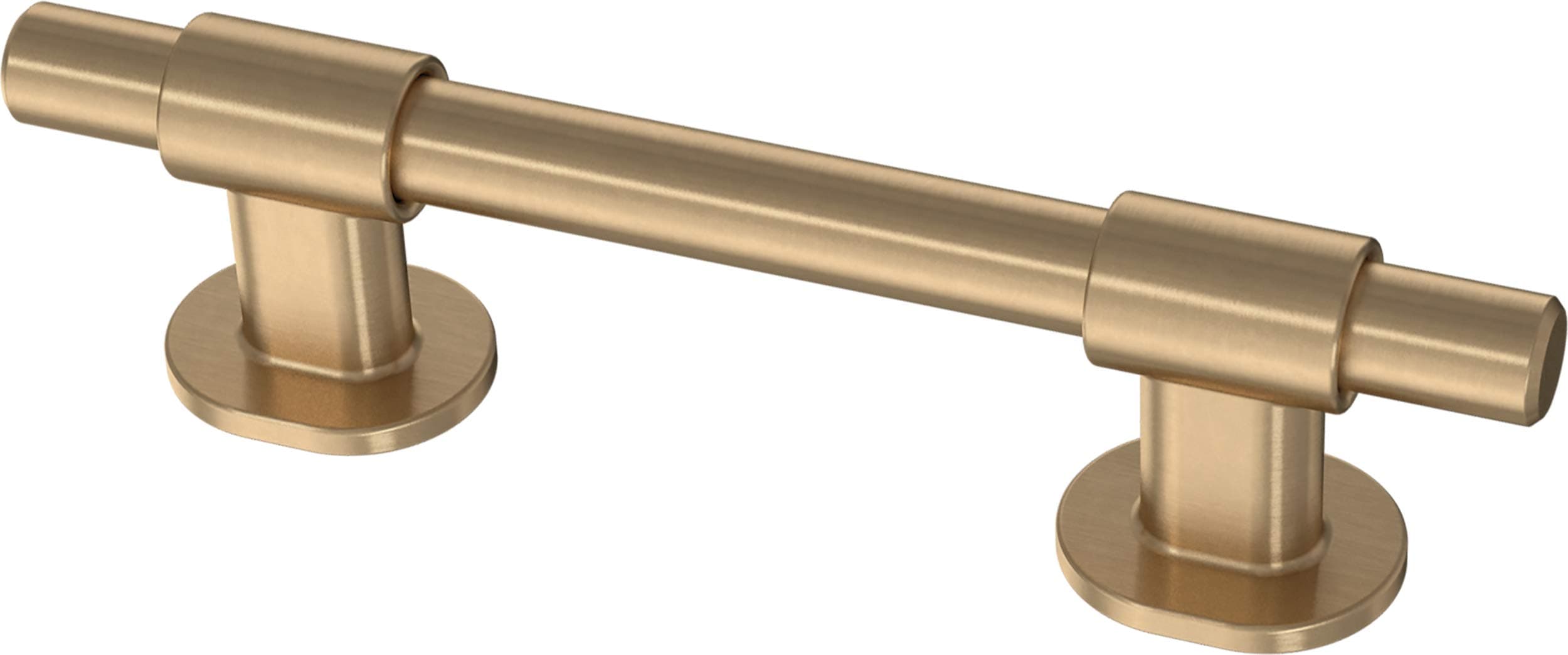 Franklin Brass Adjusta-Pull Bar (5-Pack) Adjustable Cabinet Handles 1-3/8" to 4" Hole to Hole Champagne Bronze Kitchen Cabinet Pulls Cabinet Hardware Drawer Dresser Gold Drawer Pulls P44364-CZ-B