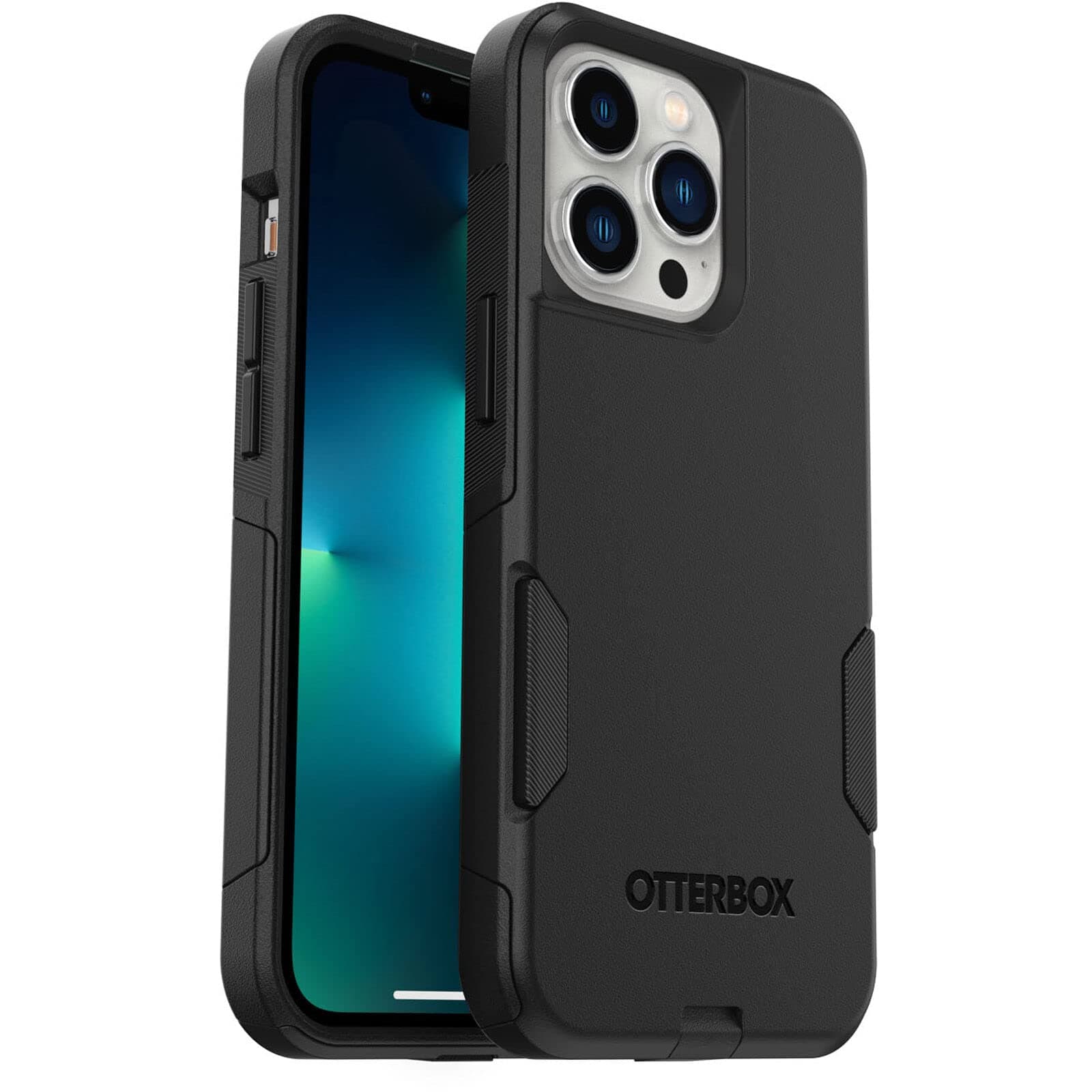 OtterBox iPhone 13 Pro (ONLY) Commuter Series Case - Black, Slim & Tough, Pocket-Friendly, with Port Protection