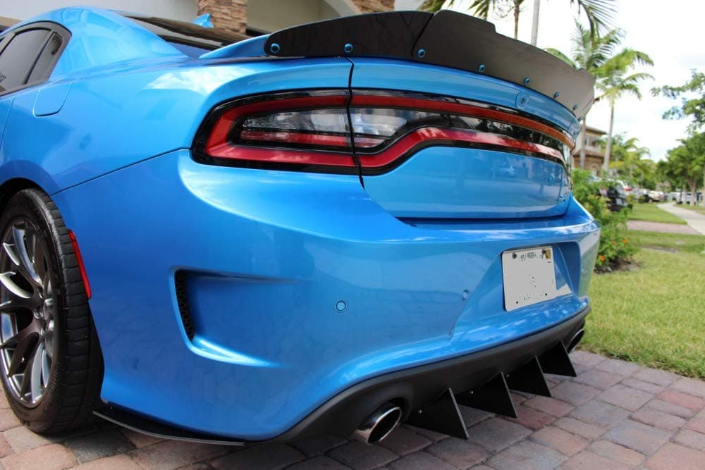 Rear Diffuser V1 6 Piece Compatible with Charger V8 2016-2021 Non Widebody