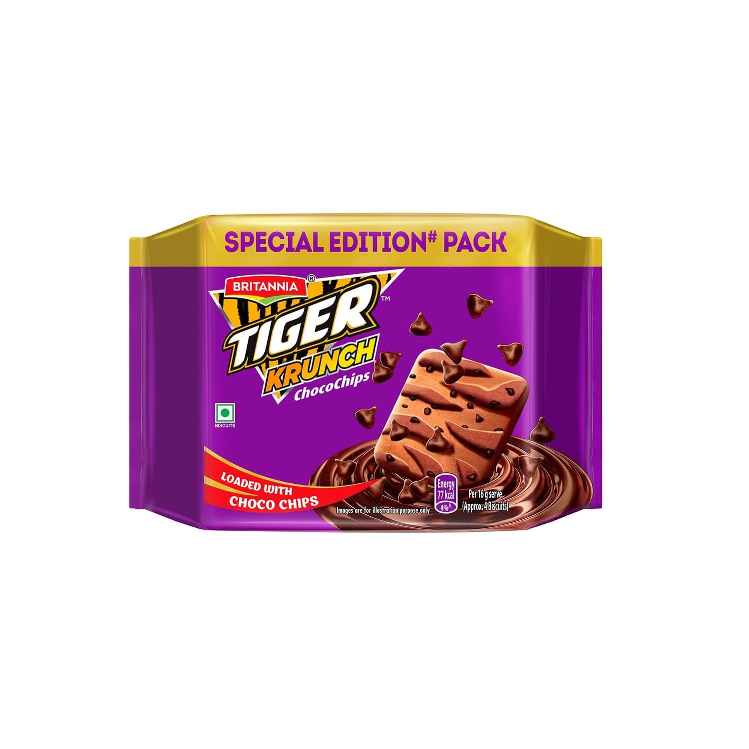 Tiger Krunch Chocochip Biscuits, 400 g