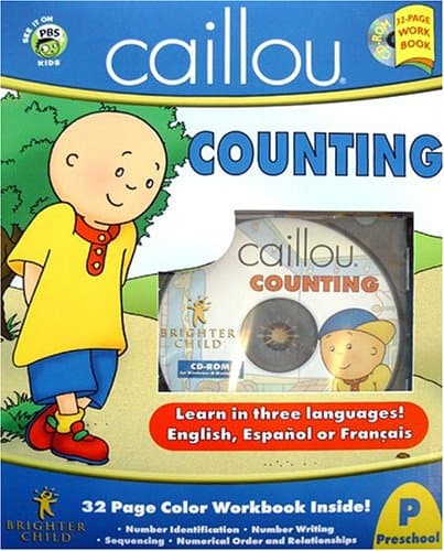 Caillou Counting CD/Workbook Combo