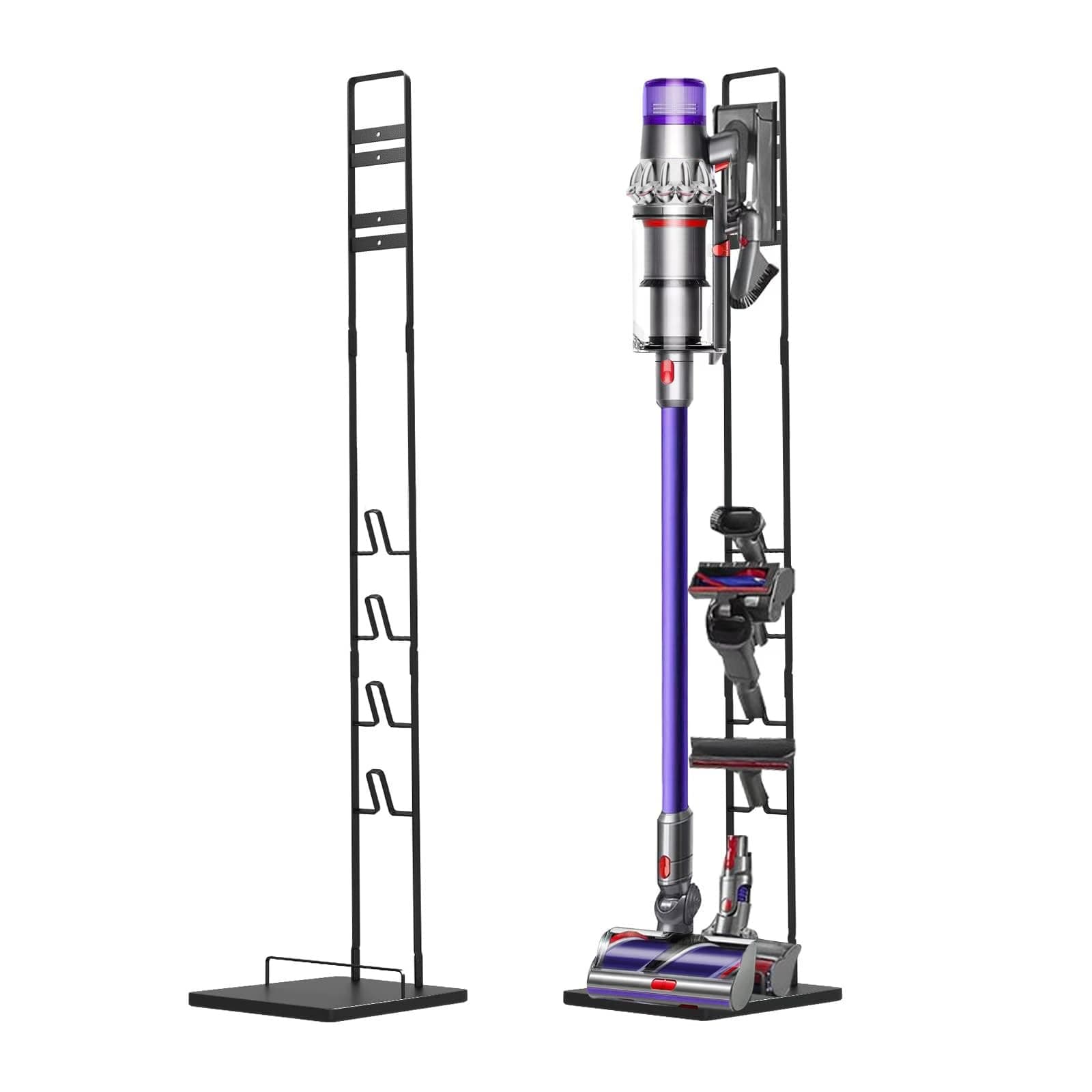 Vacuum Stand Compatible for Dyson, Stable Metal Storage Bracket Holder Compatible for Dyson V6 V7 V8 V10 V11 Cordless Vacuum Cleaners & Accessories