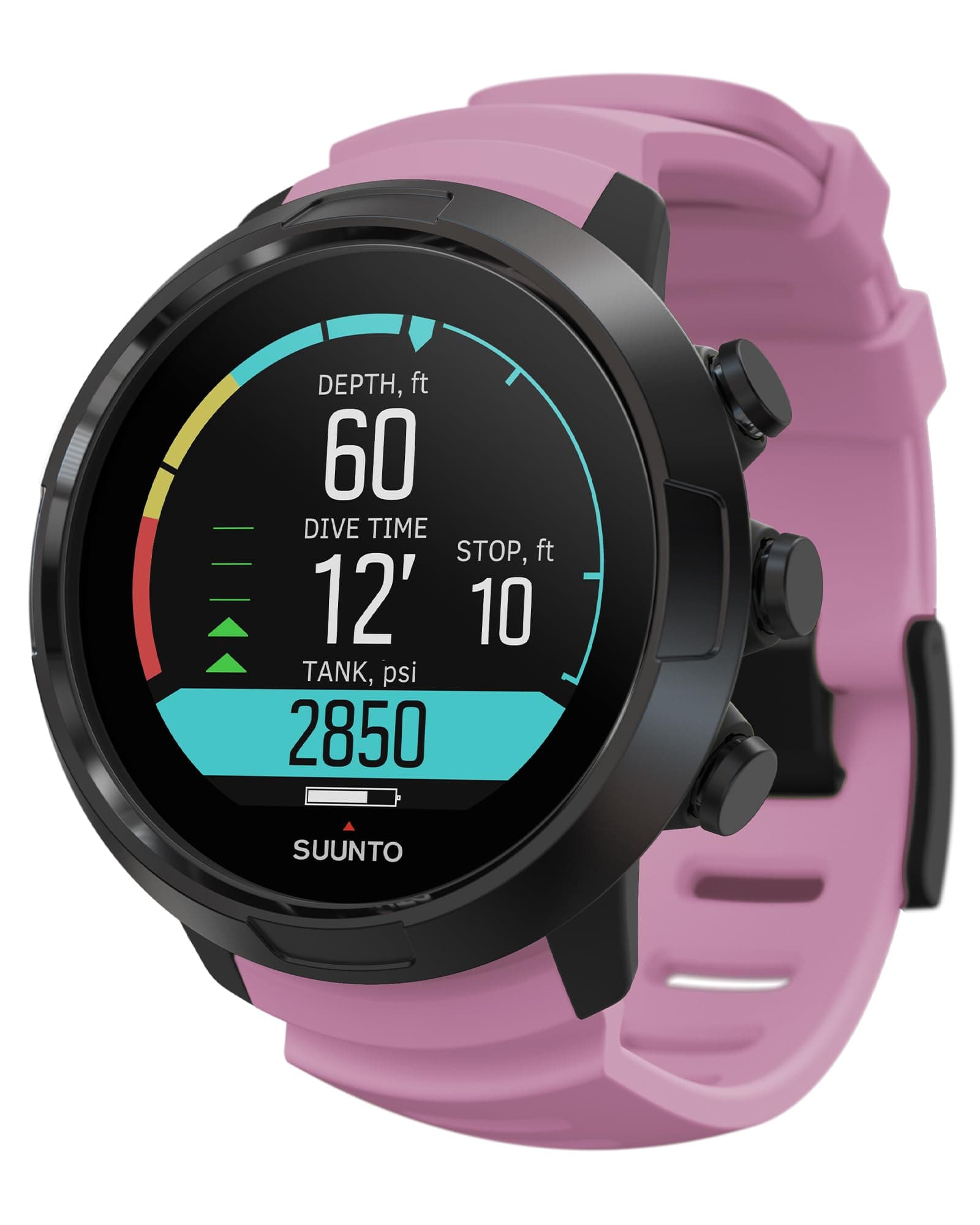 SUUNTO D5 Dive Computer with Colour Display and Interchangeable Straps, Wildberry