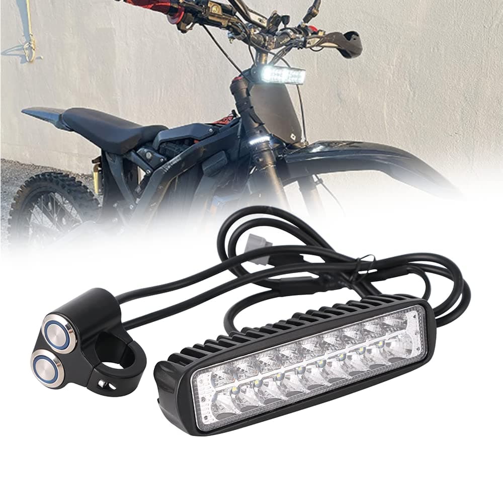 Sur Ron Front Headlight,Surron wide Front Light with Control Switch Corrosion-Resistant Headlamp for Electric Bike Light Bee/Surron/Sur-Ron/Sur Ron X/Sur Ron S/X160/X260