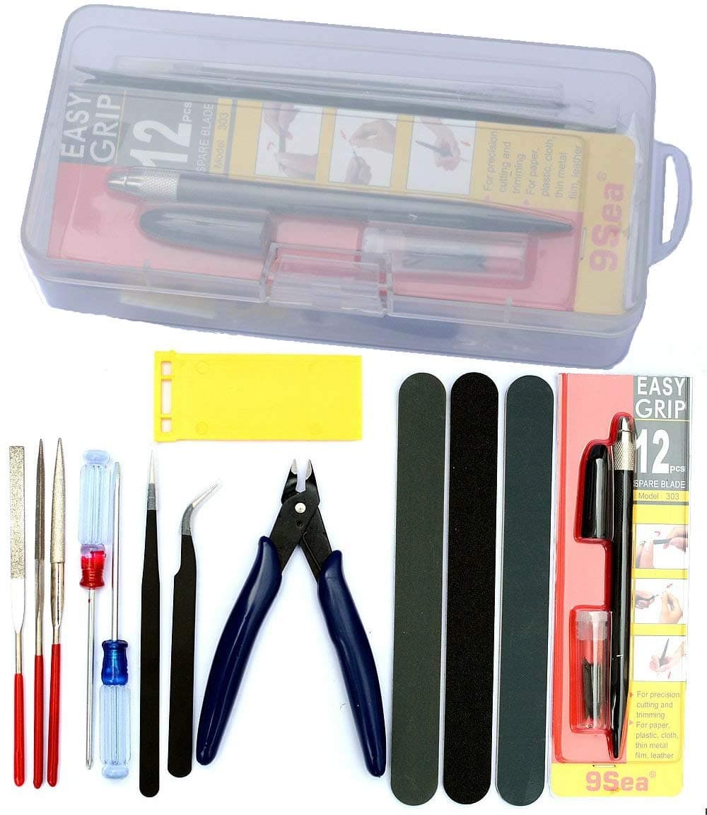 Alemon Gundam Modeler Basic Tools Craft Set For Car Model Assemble Building Kit (Original Version)