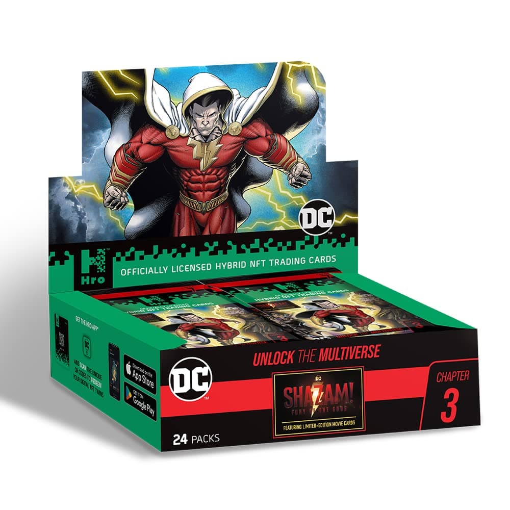 Hro DC | Chapter 3: 24-Pack Mega Booster Box, 168 Hybrid Digital Trading Cards