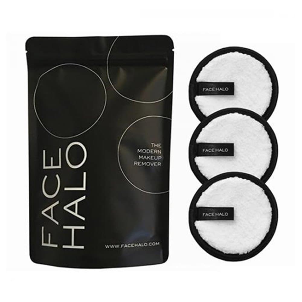 FACE HALO Makeup cleanser puff 3EA / Makeup cleanser ONLY USING WATER/no need chemical remover