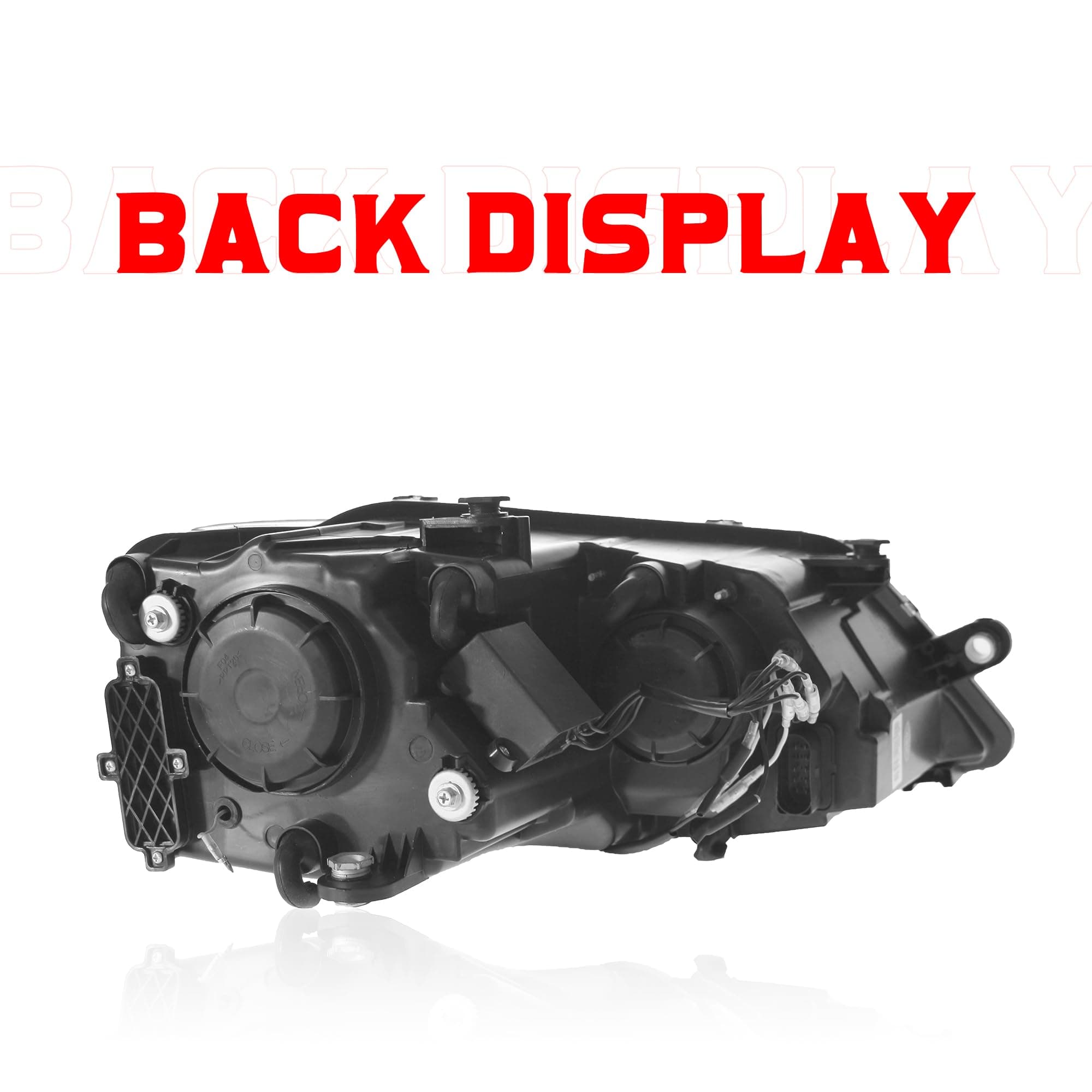 Headlights Assembly 2012-2018,Halogen Headlight Replacement,Not for Xenon/HI-D Headlight,with DRL Start Up Animation Sequential Turn Signal,1 Pair