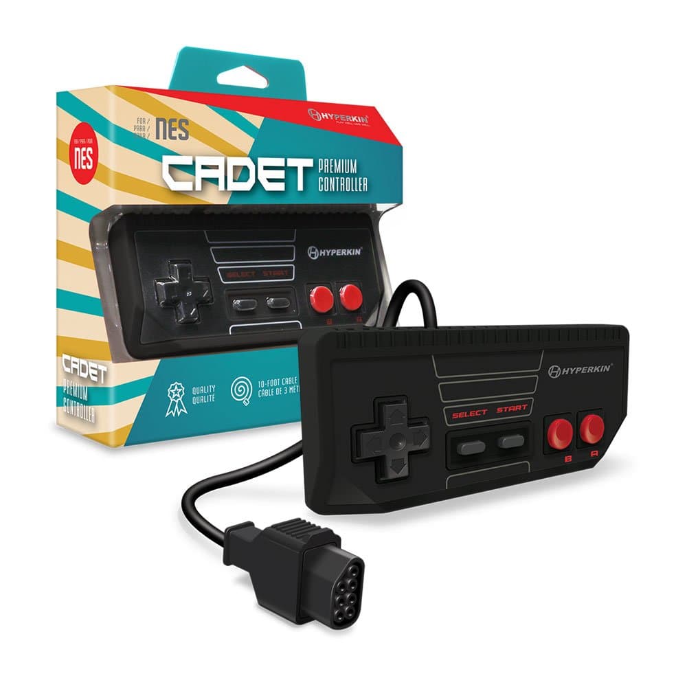 Hyperkin "Cadet" Premium Controller for NES (Black)