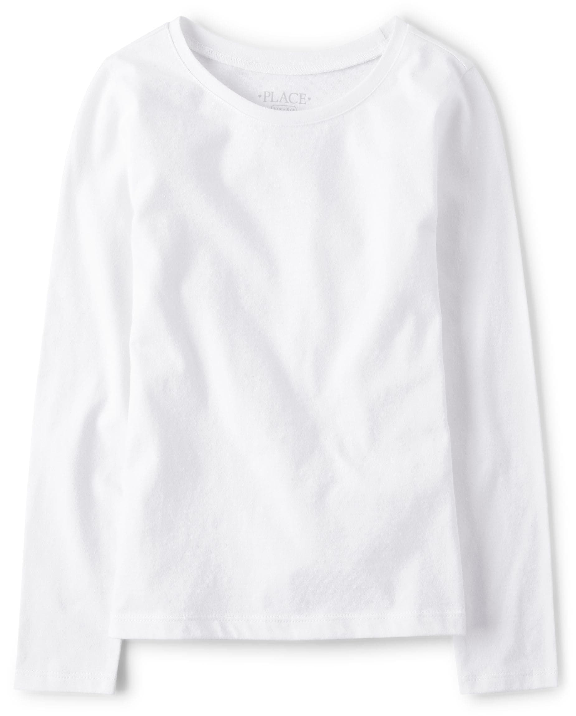 The Children's Place Girls Basic Long Sleeve Layering Tees