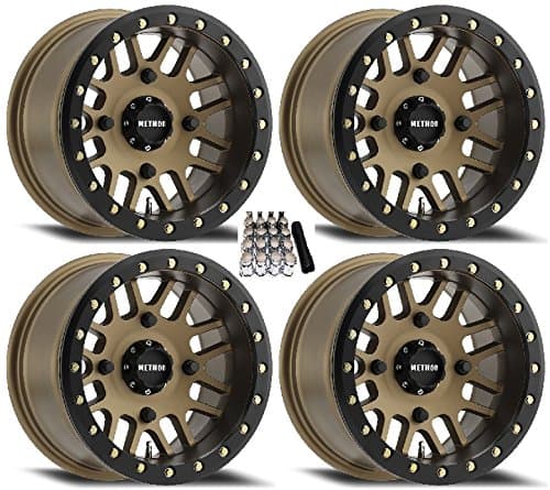 Method 406 Beadlock UTV Wheels/Rims Bronze 14" (4+4) Polaris RZR 1000 XP/Ranger XP 900/1000