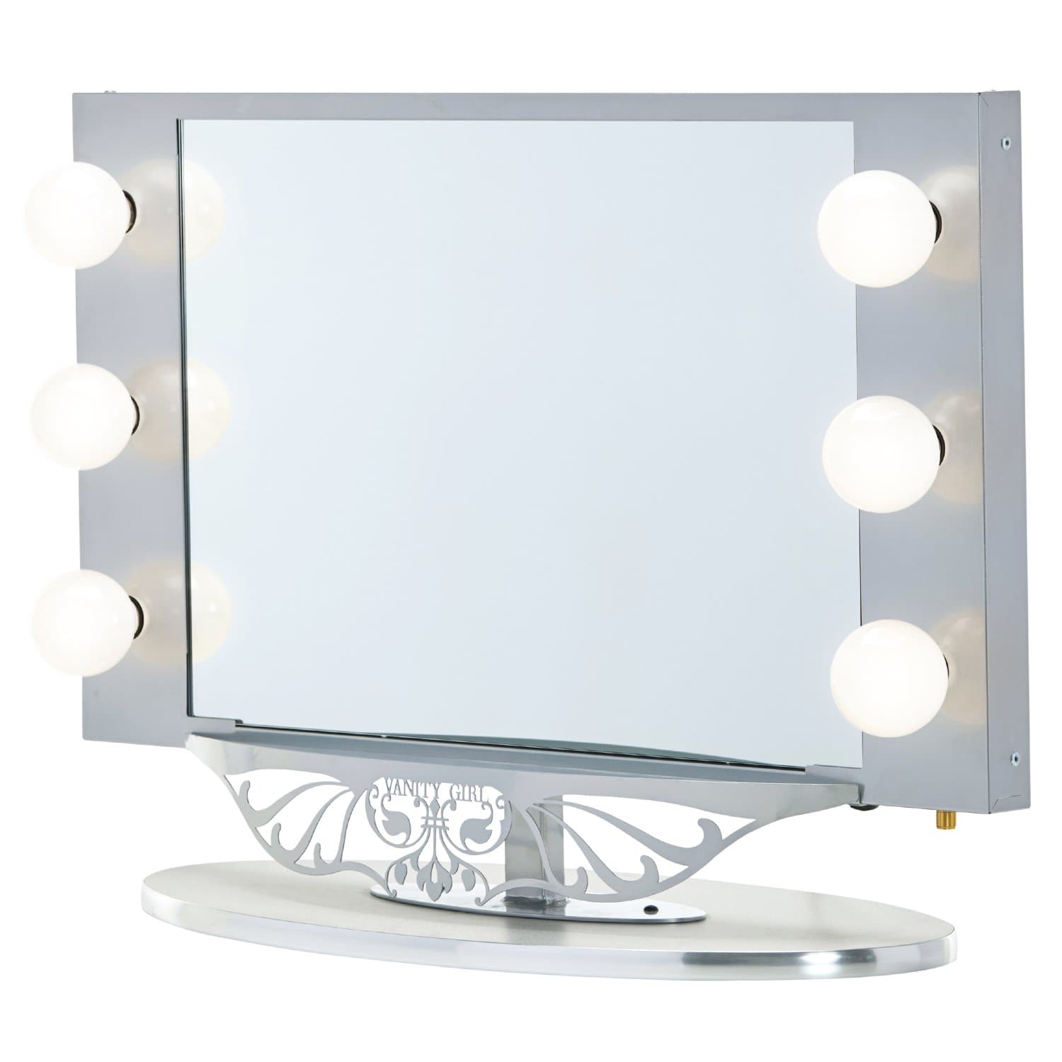 Starlet Lighted Vanity Mirror - Gloss Silver