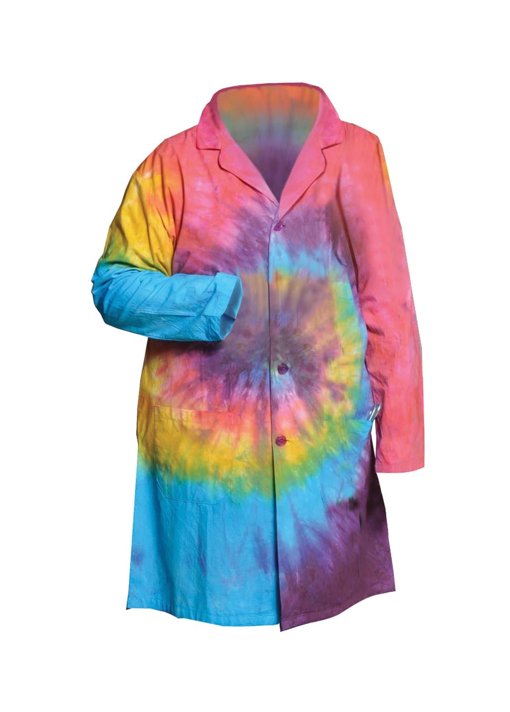 LBCTMD Tie Dye Lab Coat, Medium