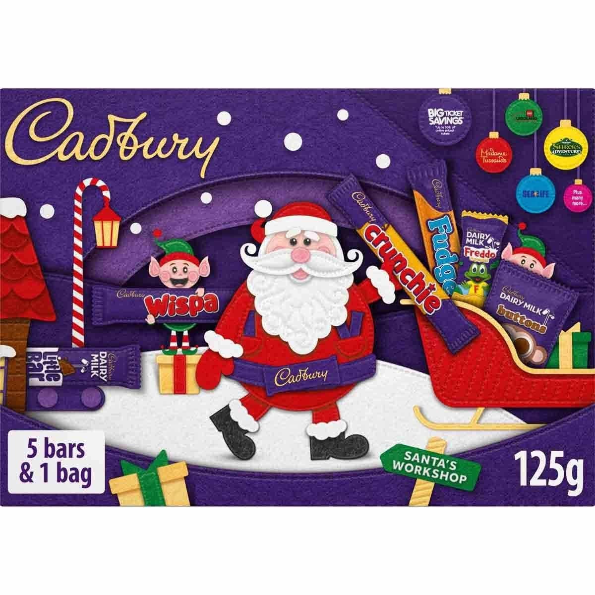 Medium Santa Chocolate Selection Box 125g