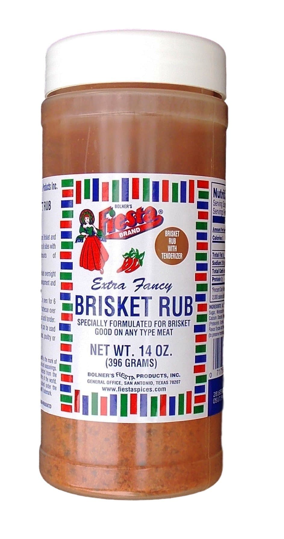 Bolner's Fiesta Extra Fancy Brisket Rub, 14 oz.