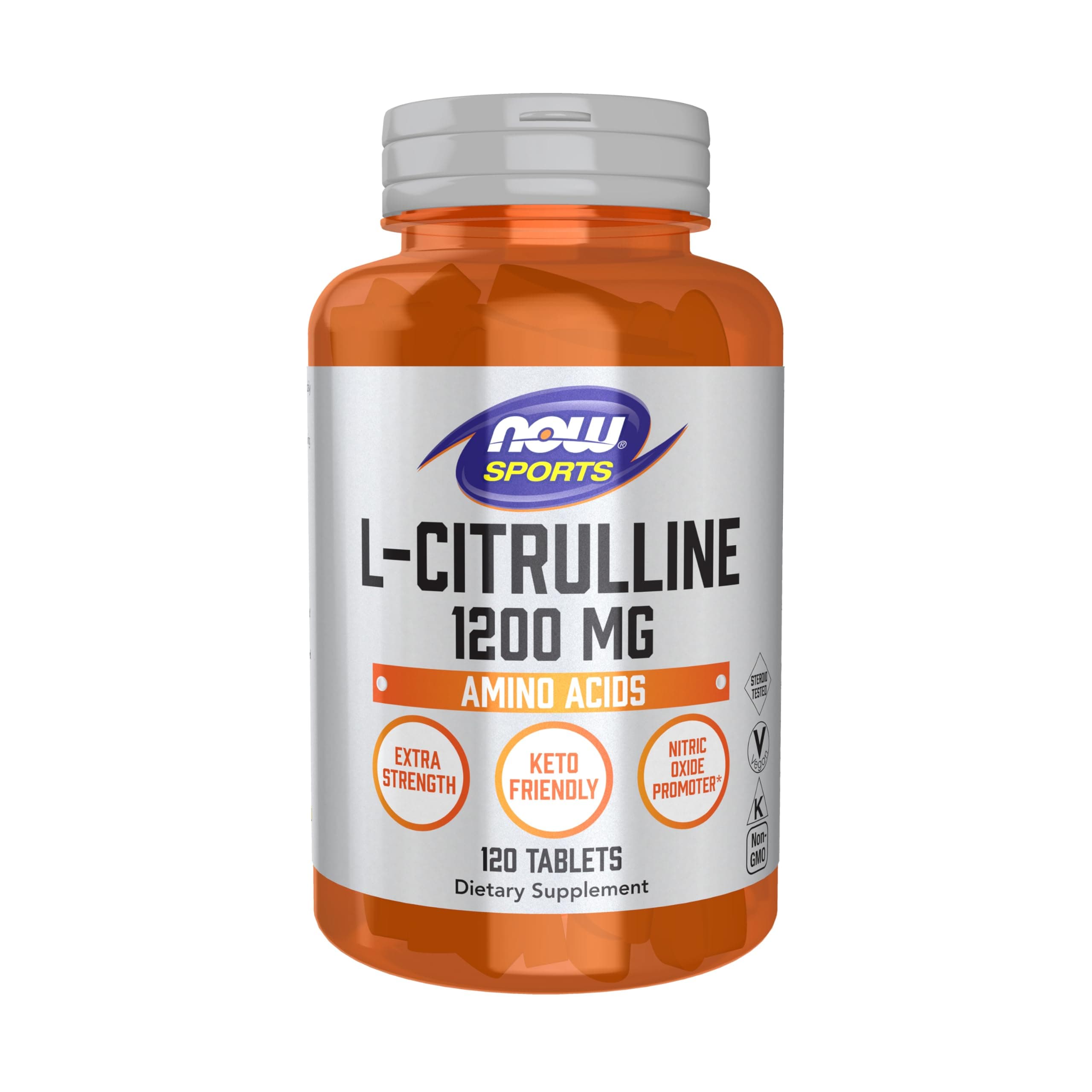 Now Foods L-Citrulline Tablets, 120 Count