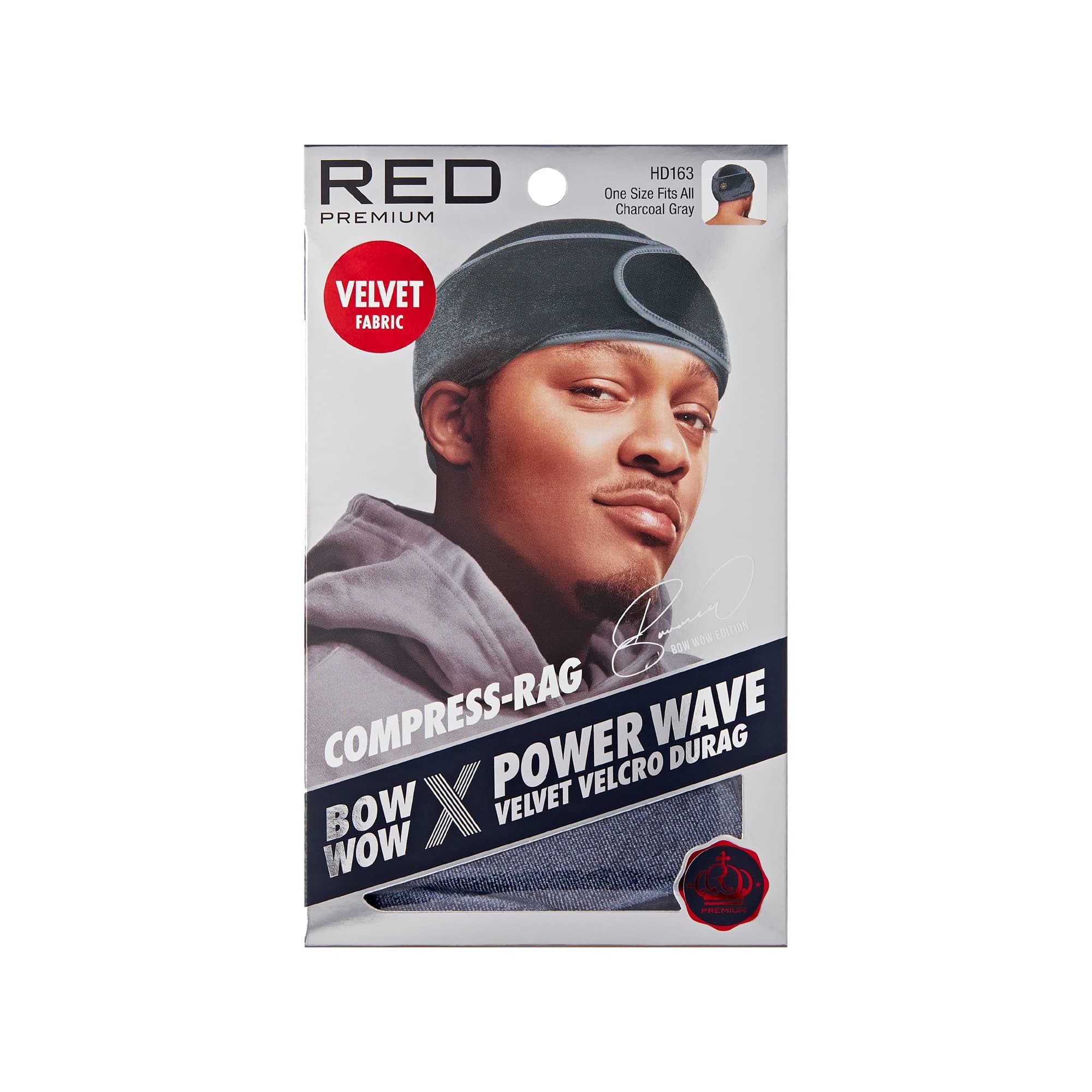Red Premium Bow Wow Power Wave Compression Durag