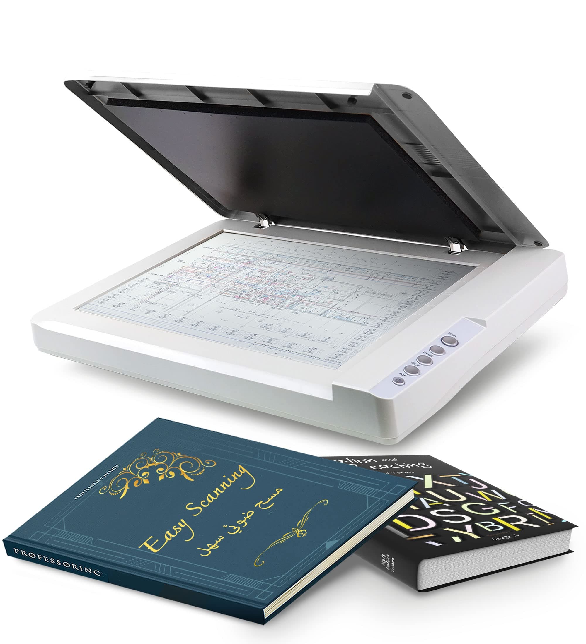 OS1180 Flatbed Scanner for A3 Graphics and Documents - Designed for Libraries, Schools or Small Offices - Scan A3 Document in 9 Seconds About