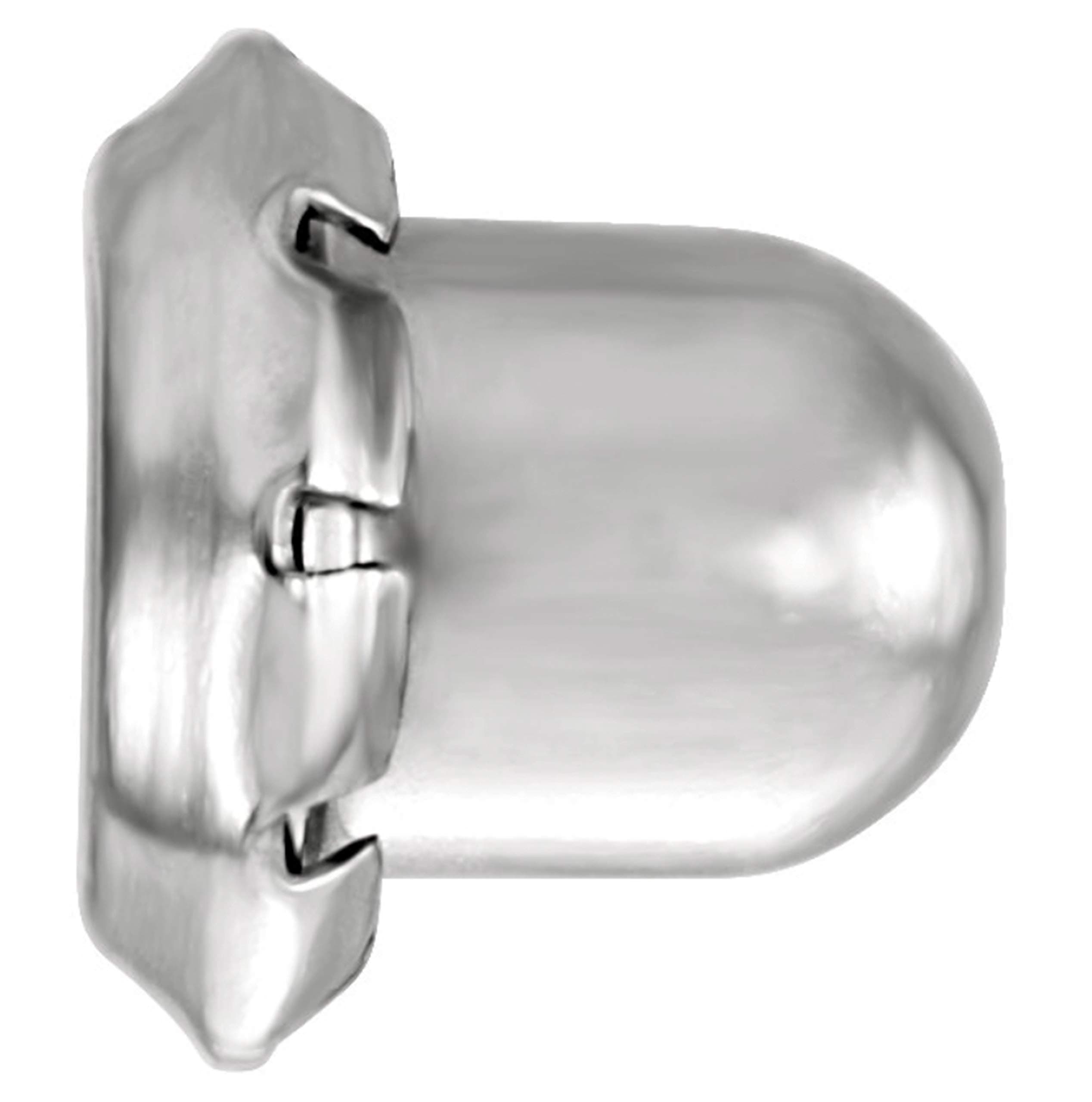 Locking Earring Backs for Studs – Secure Replacement Earring Backings in Stainless Steel – Hypoallergenic Earring Locks for Notched Post Diamond Studs