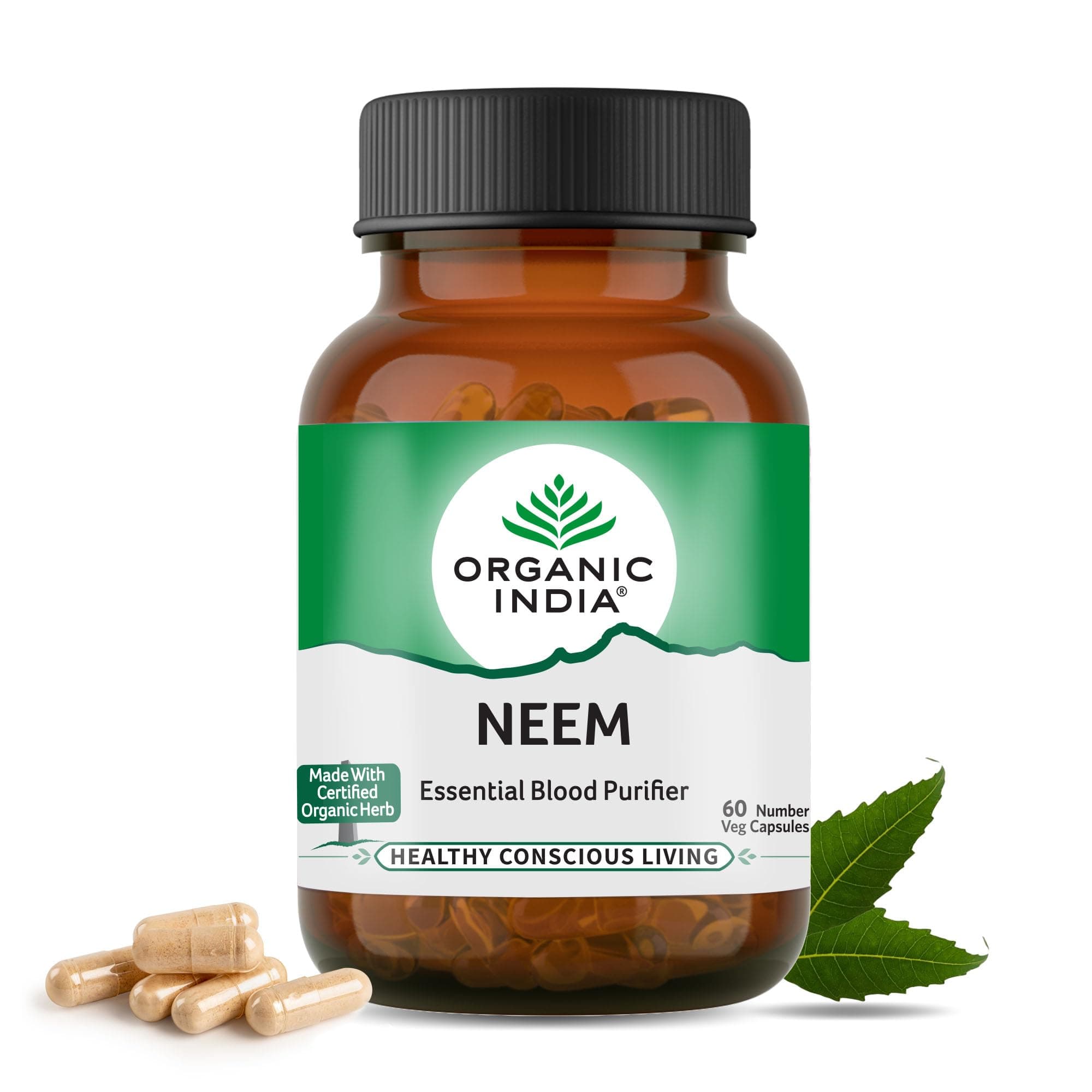 Organic India Neem, 60-Count