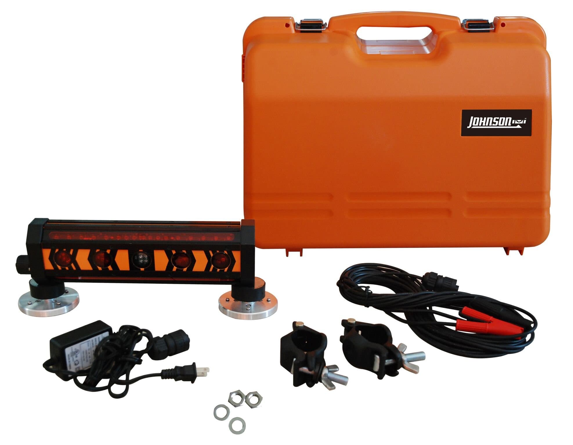 Johnson Level & Tool 40-6791 Machine Mountable 360 Degree Detector with Clamp and Magnet, 360°, Red Beam, 1 Laser Detector