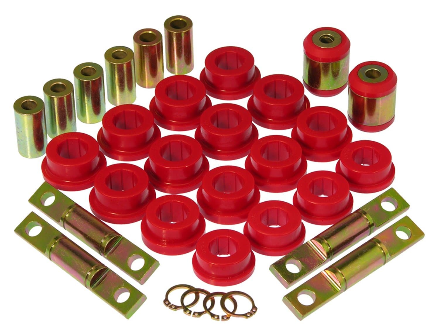 8-318 Red Rear Upper and Lower Control Arm Bushing Kit
